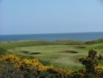 Sea view Balgownie Golf course at Royal Aberdeen
